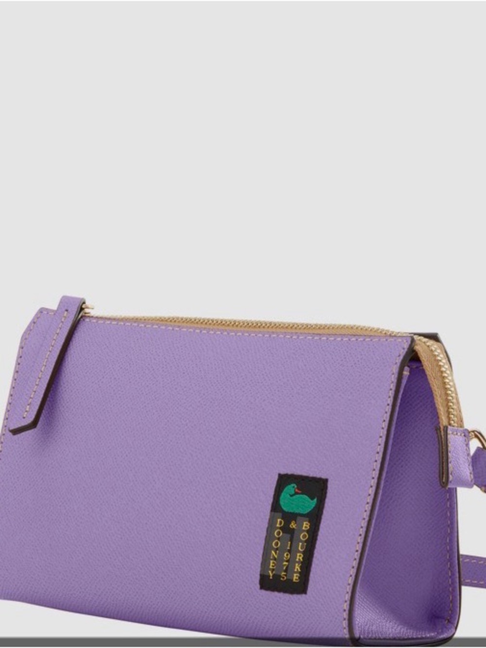 Dooney & Bourke Lavender Purple Pebbled Leather Crossbody